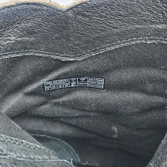 UGG Fraise Whipstitch Suede Ankle Boots Taupe Bow Back Block Heel Booties Size 8 - Picture 5 of 7